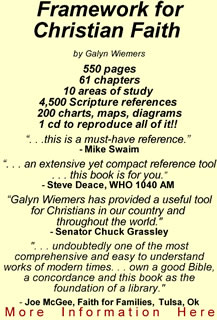 Bible Teaching Book "Framework for Christian Faith" use for Bible School